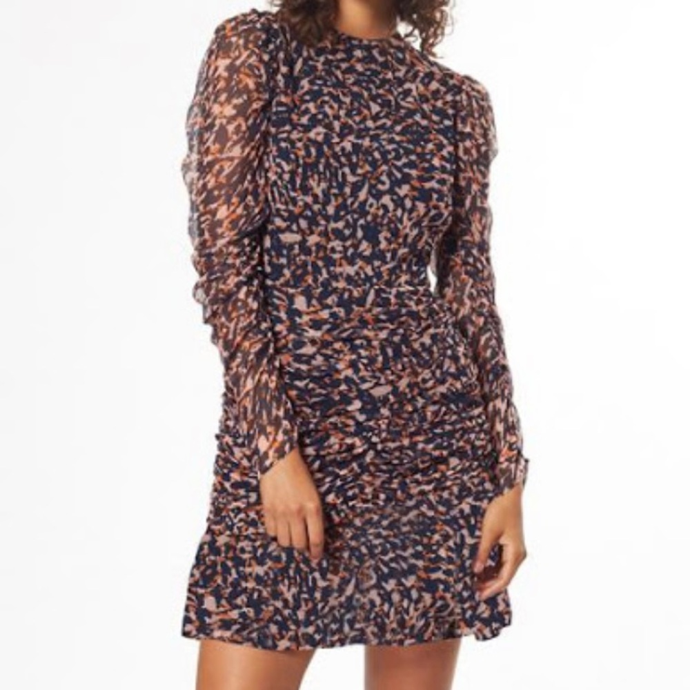 Steven May NEW  Ruched Unleashed Mini Dress.